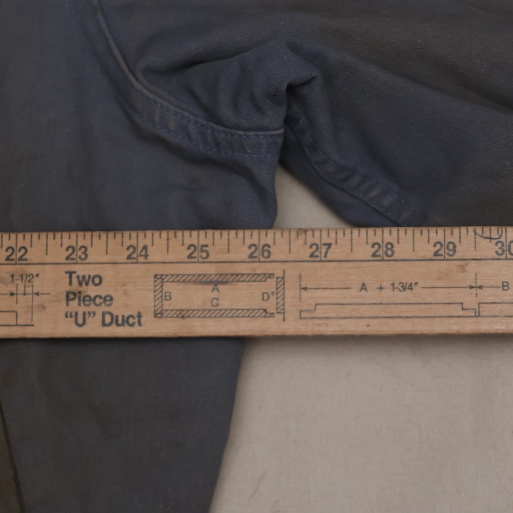 Vintage 1989 Carhartt JR168 100 Years Steel Blue Western Work Jacket 2XL - Picture 5 of 10